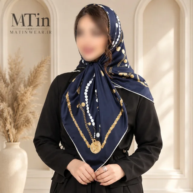 روسری ابریشم رایون ترک